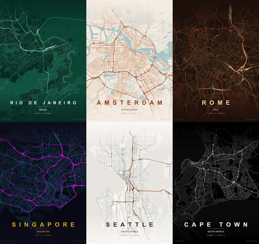 Map Poster Example 2